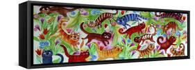 Magic Cats-Oxana Zaika-Framed Stretched Canvas