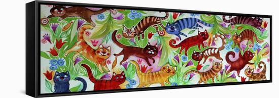 Magic Cats-Oxana Zaika-Framed Stretched Canvas