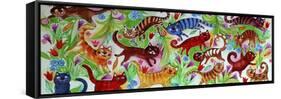 Magic Cats-Oxana Zaika-Framed Stretched Canvas