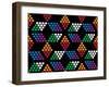 Magic Chinese Checkers Dark-Mindy Howard-Framed Giclee Print