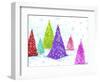 Magic Christmas Trees II-PI Studio-Framed Art Print