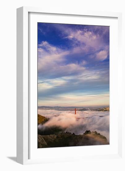 Magic Clouds Over San Francisco Bay Area, Golden Gate-Vincent James-Framed Photographic Print