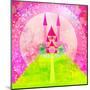 Magic Fairy Tale Princess Castle-JackyBrown-Mounted Art Print