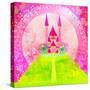 Magic Fairy Tale Princess Castle-JackyBrown-Stretched Canvas
