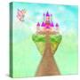 Magic Fairy Tale Princess Castle-JackyBrown-Stretched Canvas