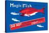 Magic Fish-null-Stretched Canvas