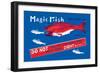 Magic Fish-null-Framed Art Print