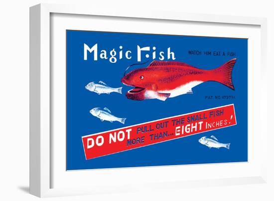 Magic Fish-null-Framed Art Print