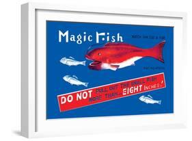 Magic Fish-null-Framed Art Print