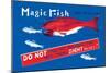 Magic Fish-null-Mounted Art Print