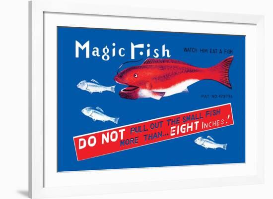 Magic Fish-null-Framed Art Print