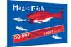 Magic Fish-null-Mounted Art Print