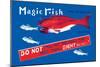 Magic Fish-null-Mounted Art Print