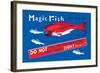 Magic Fish-null-Framed Art Print