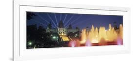 Magic Fountain and National Palace, Barcelona, Spain-Jon Arnold-Framed Photographic Print