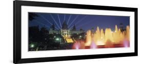 Magic Fountain and National Palace, Barcelona, Spain-Jon Arnold-Framed Photographic Print