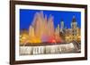 Magic Fountain, Valencia, Comunidad Autonoma de Valencia, Spain-Marco Simoni-Framed Photographic Print