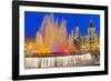 Magic Fountain, Valencia, Comunidad Autonoma de Valencia, Spain-Marco Simoni-Framed Photographic Print