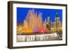 Magic Fountain, Valencia, Comunidad Autonoma de Valencia, Spain-Marco Simoni-Framed Photographic Print