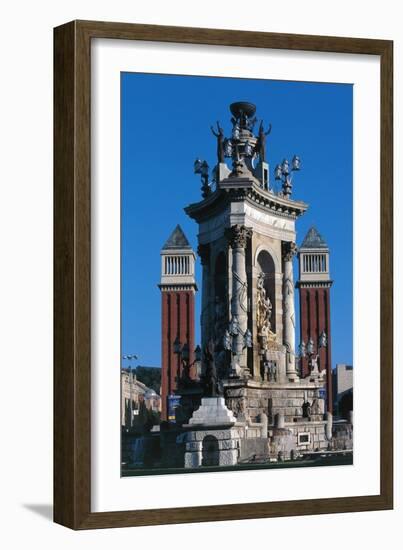 Magic Fountain-null-Framed Giclee Print