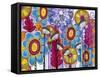 Magic Garden-Carla Bank-Framed Stretched Canvas