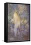 Magic Girl with Gnomes-null-Framed Stretched Canvas