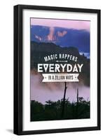 Magic Happens Everyday in a Zillion Ways-Lantern Press-Framed Art Print