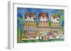 Magic Happy Cats!-Oxana Zaika-Framed Giclee Print