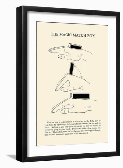 Magic Match Box-null-Framed Art Print