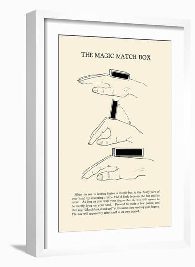 Magic Match Box-null-Framed Art Print