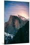 Magic Moon Light. Half Dome, Yosemite National Park, Hiking Outdoors-Vincent James-Mounted Photographic Print
