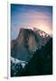 Magic Moon Light. Half Dome, Yosemite National Park, Hiking Outdoors-Vincent James-Framed Photographic Print