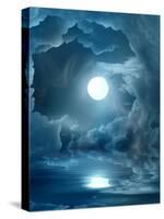 Magic Moon-lilkar-Stretched Canvas