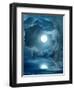 Magic Moon-lilkar-Framed Art Print