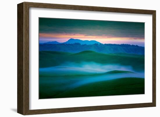 Magic Morning Hills, Dillon Beach, Petaluma, Sonoma California-Vincent James-Framed Photographic Print