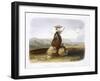 Magic Pile Erected by Assiniboin Indians, Plate 15, Travels in the Interior of North America-Karl Bodmer-Framed Giclee Print