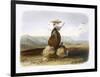 Magic Pile Erected by Assiniboin Indians, Plate 15, Travels in the Interior of North America-Karl Bodmer-Framed Giclee Print