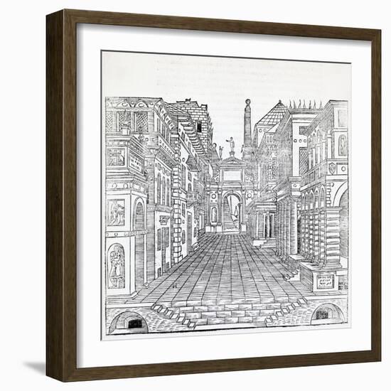 Magic Scene-Sebastiano Serlio-Framed Giclee Print