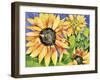 Magic Sunflowers-Mary Russel-Framed Giclee Print