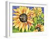Magic Sunflowers-Mary Russel-Framed Giclee Print