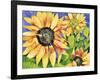 Magic Sunflowers-Mary Russel-Framed Giclee Print