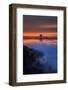 Magic Sunrise Light and Fog, Golden Gate Bridge, San Francisco-Vincent James-Framed Photographic Print