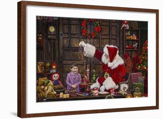 Magic Surprise-Santa’s Workshop-Framed Giclee Print