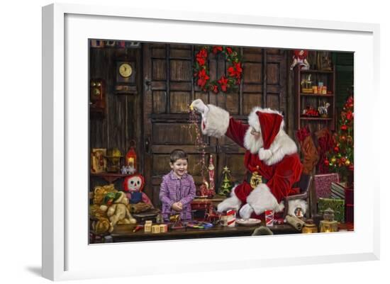 Magic Surprise-Santa’s Workshop-Framed Giclee Print
