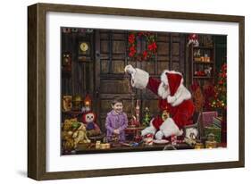 Magic Surprise-Santa’s Workshop-Framed Giclee Print