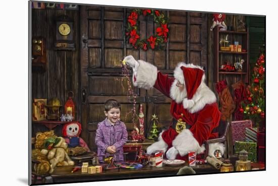 Magic Surprise-Santa’s Workshop-Mounted Giclee Print