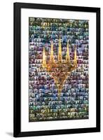 MAGIC THE GATHERING - COLLAGE-null-Framed Poster