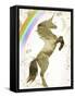 Magic Unicorn I-Color Bakery-Framed Stretched Canvas