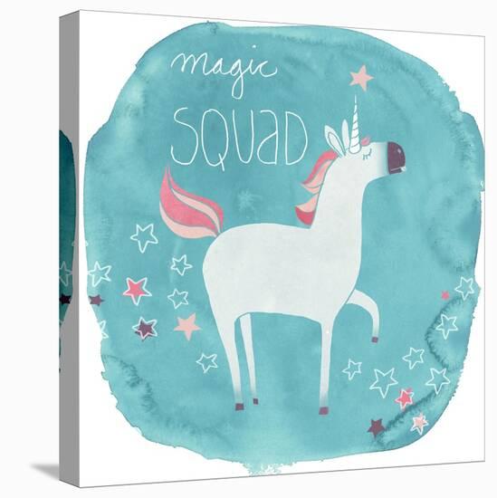 Magic Unicorn Squad III-June Erica Vess-Stretched Canvas