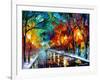 Magic Walk-Leonid Afremov-Framed Art Print